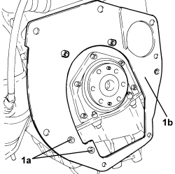 ENGINE - POSITION ON STAND AND REMOVE