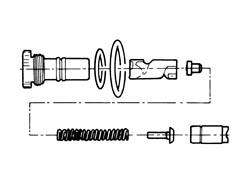 TIMING SYSTEM FIXED HYDRAULIC TENSIONER - R R