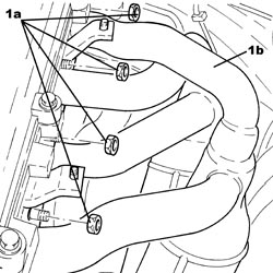 EXHAUST MANIFOLD WITH CATALYTIC CONVERTER - R.R.
