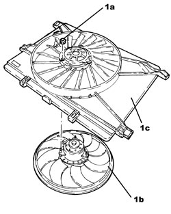 RADIATOR COOLING FAN - R + R
