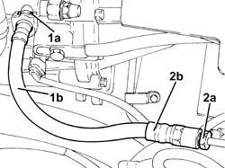 SUPPLY HOSE TO OPERATING CYLINDER - R.R.