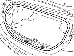 BOOT COMPARTMENT SEAL - R+R