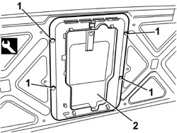 SKI FLAP IN REAR SEAT BACKREST - R.R.