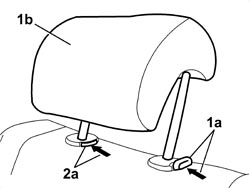 REAR SEAT HEAD RESTRAINT - R.R.