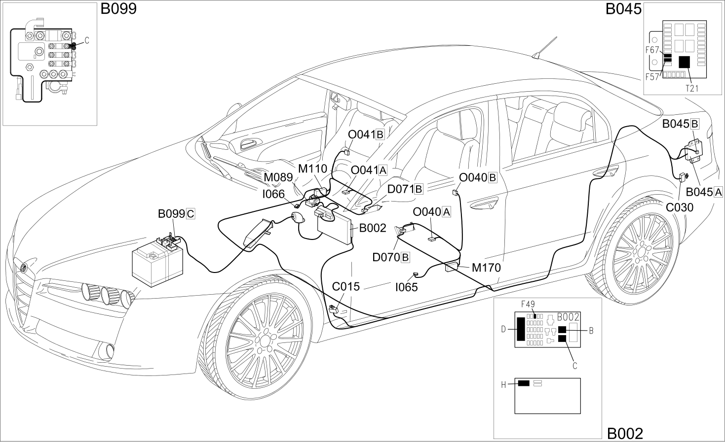 HEATED SEATS - COMPONENT LOCATION
