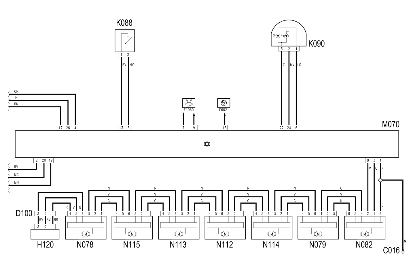AIR CONDITIONER - WIRING DIAGRAM