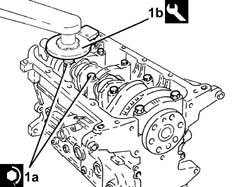 ENGINE - DISMANTLE AND REASSEMBLE FOLLOWING OPERATION 1004E10 - WASH AND CHECK DISMANTLED PARTS - REFIT CYLINDER HEAD AND OIL SUMP - DOES NOT INCLUDE REPAIRS TO CYLINDER HEAD AND AUXILIARY UNIT