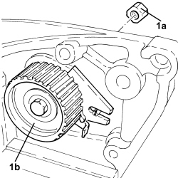 TIMING BELT TENSIONER SUPPORT - R.R