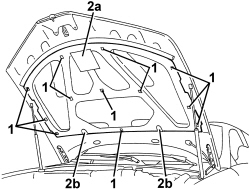 SOUNDPROOFING LINING FOR BONNET LID - R+R