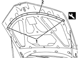 BONNET LID WEATHERSTRIP - R+R