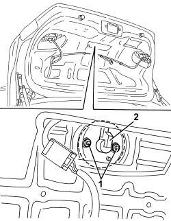 ORNAMENT ON BOOT LID - R R