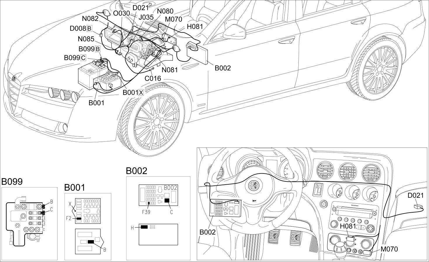 AIR CONDITIONER - COMPONENT LOCATION