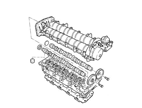 OVERHEAD CAMSHAFT (1) IN CYLINDER HEAD (1)