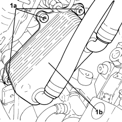 ENGINE OIL HEAT EXCHANGE MOUNT R R