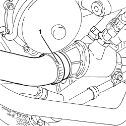 UPPER RADIATOR COOLANT OUTLET HOSE - R.R.