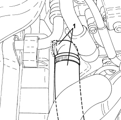 UPPER RADIATOR COOLANT OUTLET HOSE - R.R.