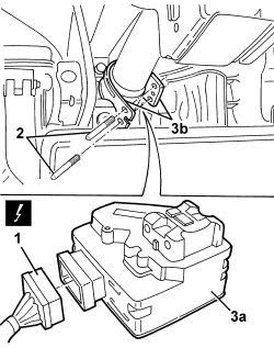 STEERING LOCK - R.R