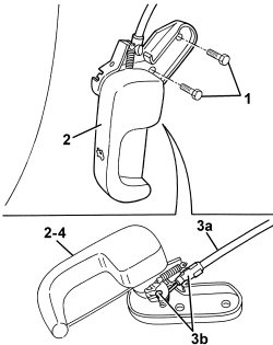 BONNET LID OPENING LEVER - R+R