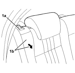 SPLIT REAR SEAT RIGHT BACKREST - R.R.