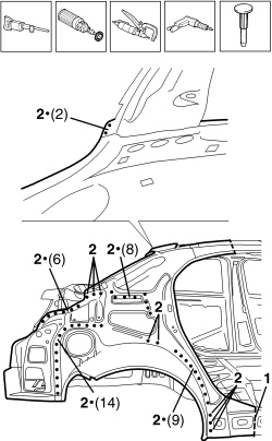 R.R. REAR WING FRAME