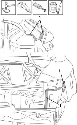 R.R. REAR LIGHT CLUSTER HOUSING