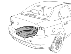 R.R. SPARE WHEEL COMPARTMENT
