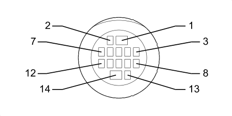 F010 LEFT HEADLAMP
