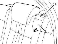 SKI FLAP IN REAR SEAT BACKREST - R.R.
