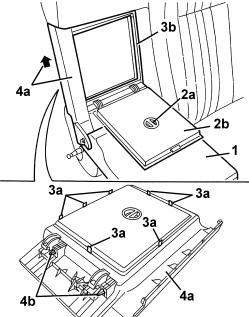 SKI FLAP IN REAR SEAT BACKREST - R.R.