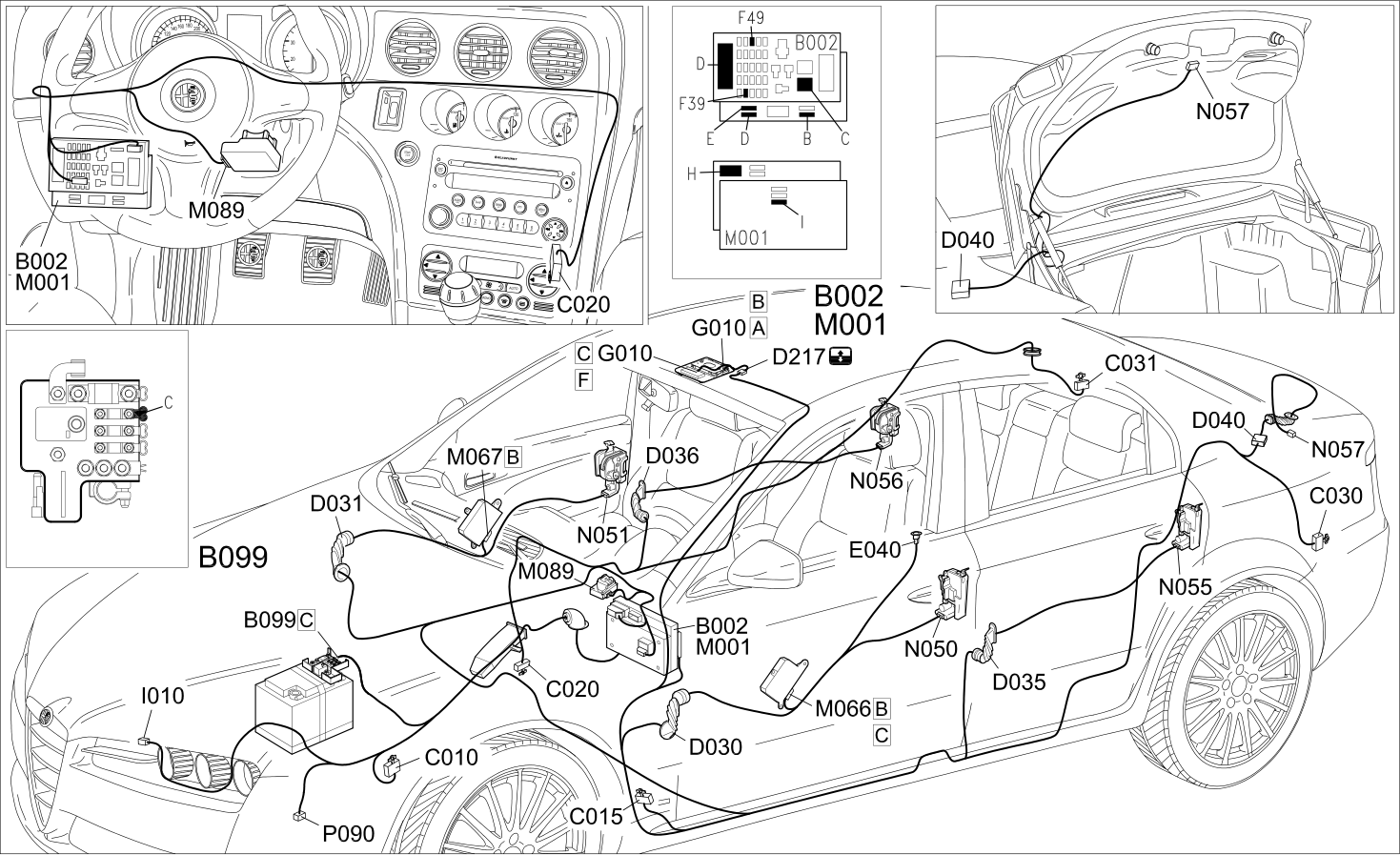 ALARM - COMPONENT LOCATION
