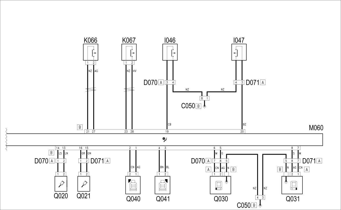 AIR BAG - WIRING DIAGRAM