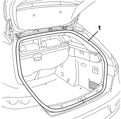 TAILGATE COMPARTMENT SEAL - R+R
