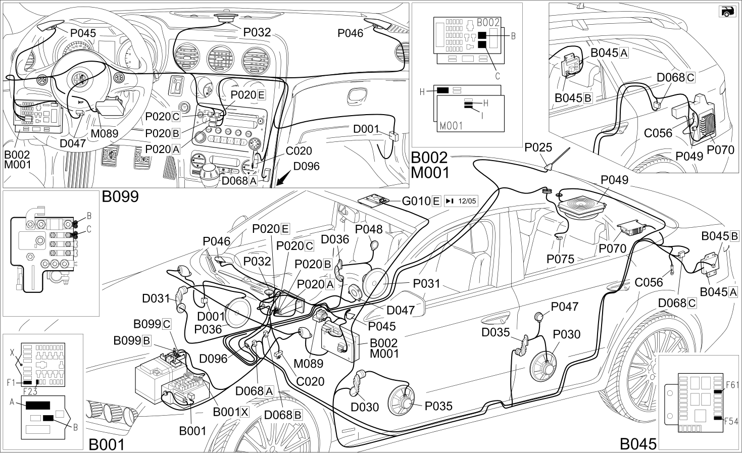 RADIO - COMPONENT LOCATION