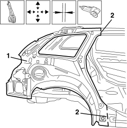 R.R. REAR WING FRAME