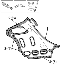 R.R. REAR LIGHT CLUSTER HOUSING