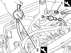ENGINE LUBRICATION SYSTEM - CHECK SUPPLY PRESSURE
