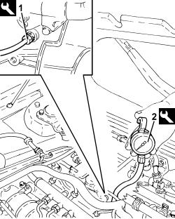 ENGINE LUBRICATION SYSTEM - CHECK SUPPLY PRESSURE