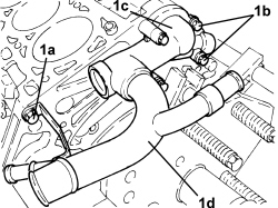 ENGINE - DISMANTLE AND REASSEMBLE FOLLOWING OPERATION 1004E10 - WASH AND CHECK DISMANTLED PARTS - REFIT CYLINDER HEAD AND OIL SUMP - DOES NOT INCLUDE REPAIRS TO CYLINDER HEAD AND AUXILIARY UNIT