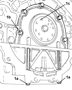 FLYWHEEL SIDE OIL SEAL - REPLACE