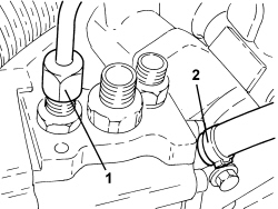 LEFT CYLINDER HEAD FUEL MANIFOLD PIPE - R.R.