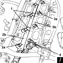 LEFT CYLINDER HEAD FUEL MANIFOLD PIPE - R.R.