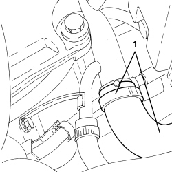 UPPER RADIATOR COOLANT OUTLET HOSE - R.R.
