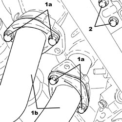 EXHAUST MANIFOLD WITH CATALYTIC CONVERTER - R.R.