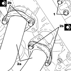 EXHAUST MANIFOLD WITH CATALYTIC CONVERTER - R.R.