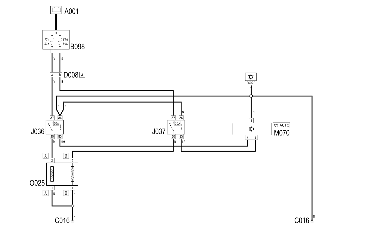 ADDITIONAL HEATER - WIRING DIAGRAM