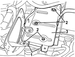 BATTERY SUPPORT/DRIP TRAY - R.R