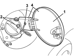 FUEL FILLER ACCESS FLAP - R+R