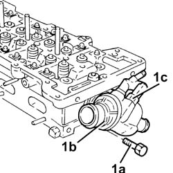 THERMOSTAT UNIT - R + R WITH CYLINDER HEAD REMOVED