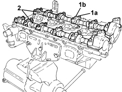SINGLE CYLINDER HEAD, REMOVED - OVERHAUL