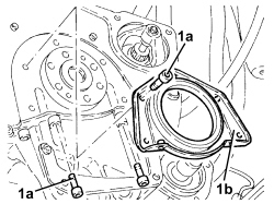 FLYWHEEL SIDE OIL SEAL - REPLACE